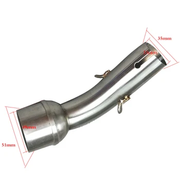 

Motorcycle Motorbike Original Factory Exhaust Mid Connecting Link Pipe Adapter Elbow For YAMAHA YZF R25 R30 R3