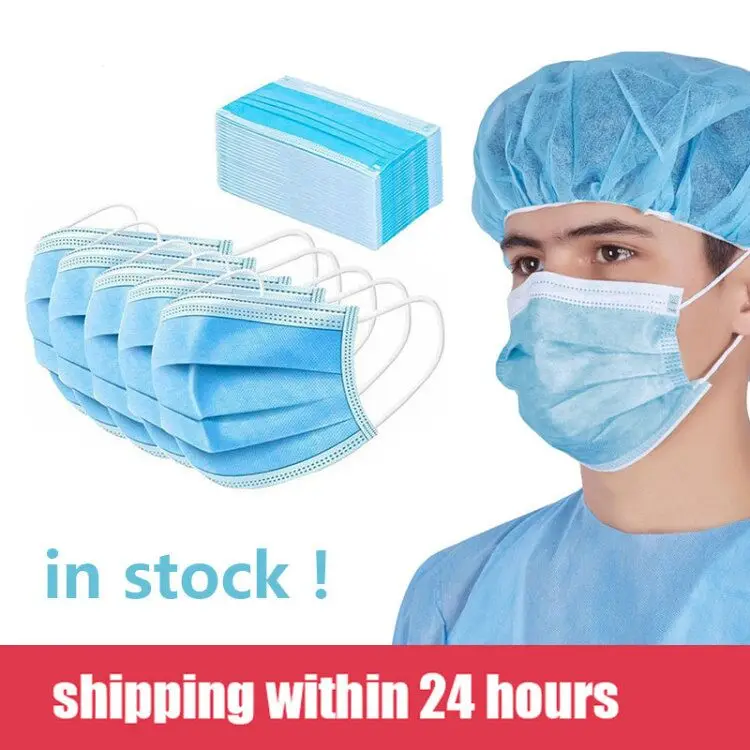 

10pcs Anti Dust Kit Flu Hygiene Mask 3 Layer Masks Breathable Disposable Earloop Filter Safety Mouth Face Mask For Blocking Dust