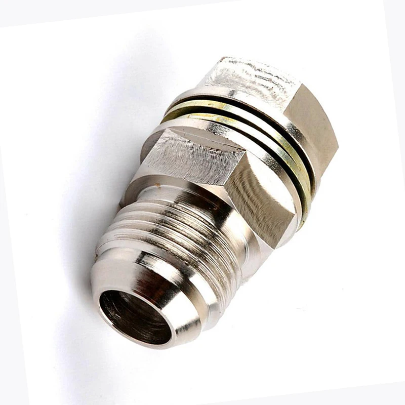 DIY Turbo Oil Pan / Oil sump Return Drain Adapter Bung Fitting 10AN Weld Whit Nut And Gasket