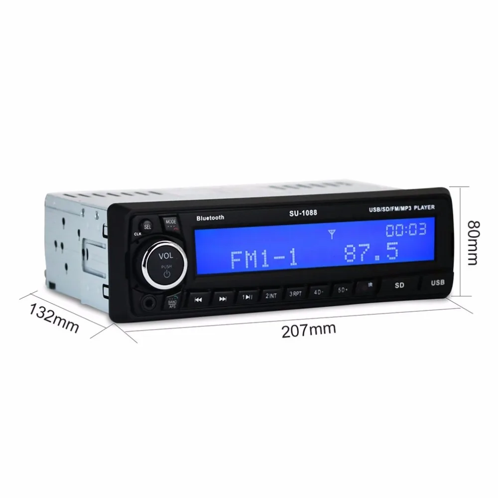 Bluetooth DC 12V автомобильный музыкальный mp3-плеер аудио декодер Авто WMA плата модуль радио USB TF FM Автомобильный MP3-плеер с пультом дистанционного управления