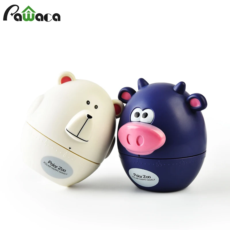 Cartoon Kitchen Mechanical Alarm Clock Countdown Cooking Tools Animal Timer Top