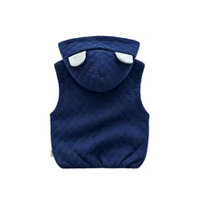 Классный детский плотный хлопковый жилет; Новинка г.; зимний стиль; детский пуловер; бархатный жилет