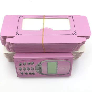 

Mikiwi Wholesale False Eyelash Money Packaging Cardboard Cash Box Pink Custom Logo Cell Phone 3d Mink eyelashes Holography Boxes