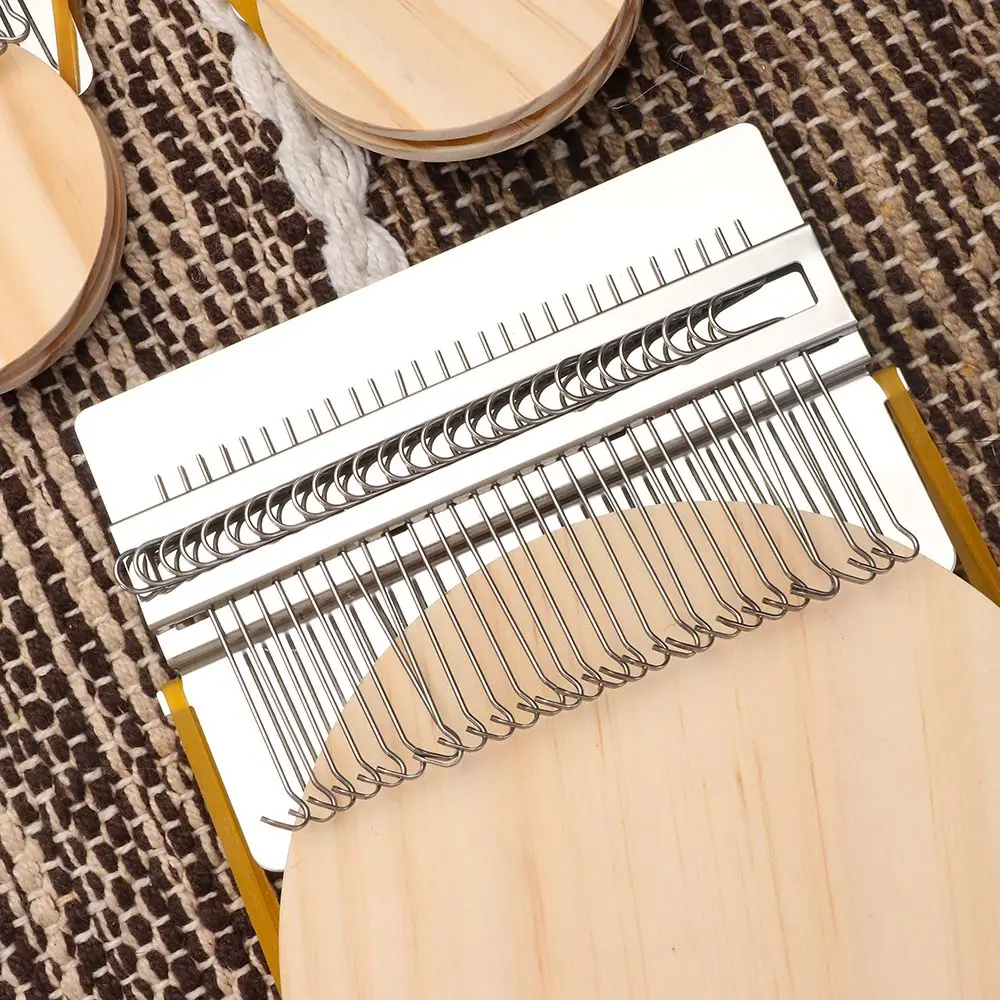Jeans Clothes Metal DIY Textile Tools Darning Machine Loom Fun Mending Small Speedweve Type Weave Tool |