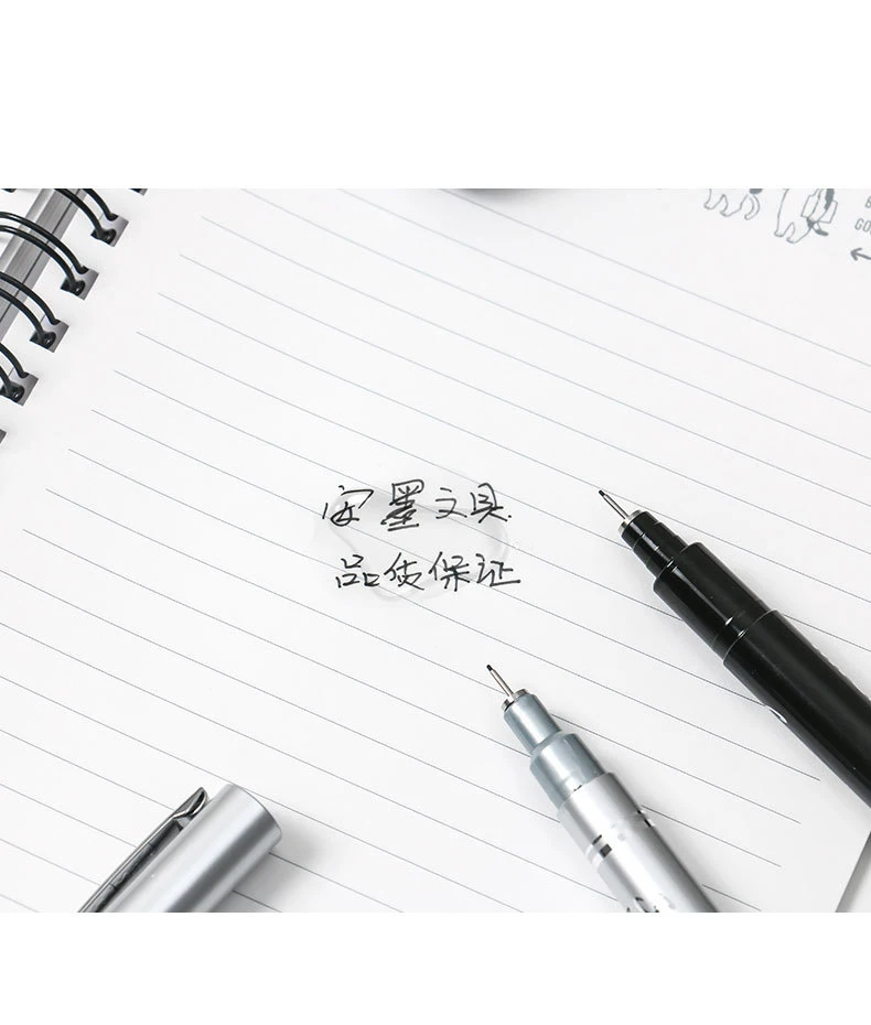 8/10/12/16Pcs Kalligraphie Stift Neelde Zeichnung Linie Hand Schriftzug Stifte Wasserdichte Pigment Skizze Marker stift Design Kunst Liefert – Detail 6