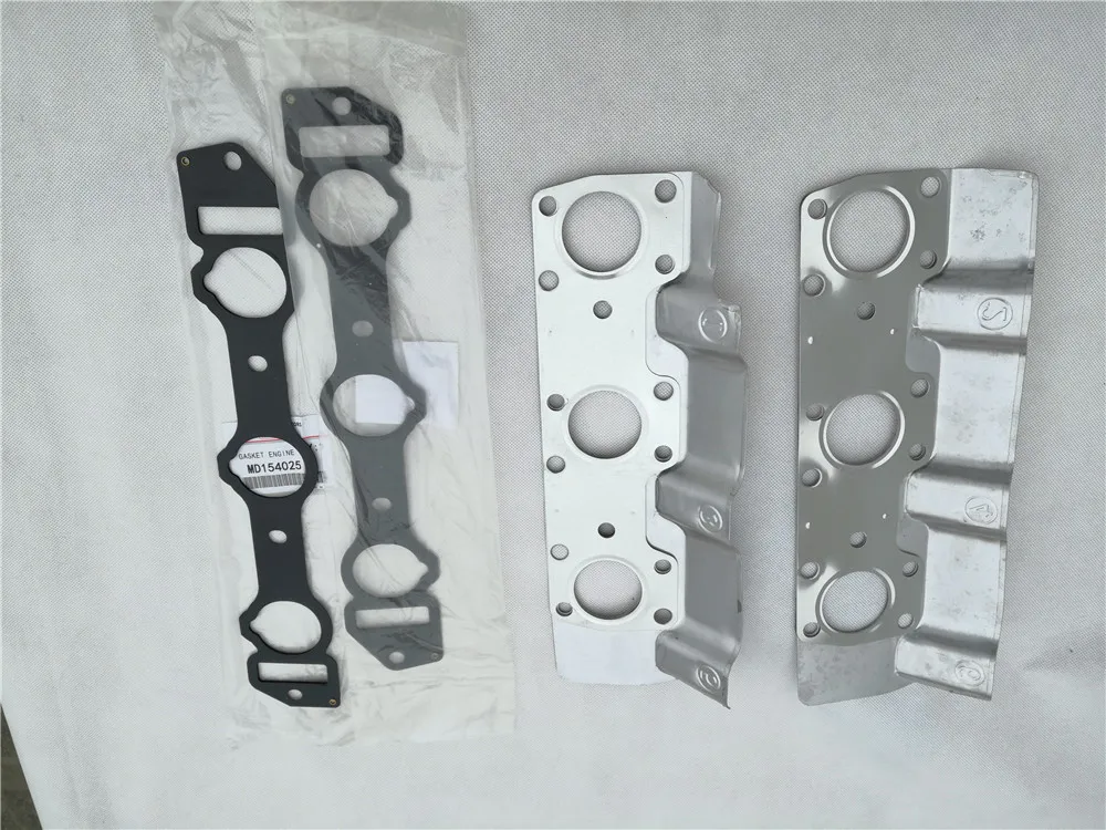 6G72 For MITSUBISHI PAJERO SPORT V6 MONTERO SPORT V6 12V Engine Parts Intake And Exhaust Manifold Gasket MD134703 MD154025
