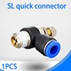 Пневматическое быстрое соединение connector SL 4 6 8 10 12mm M5 