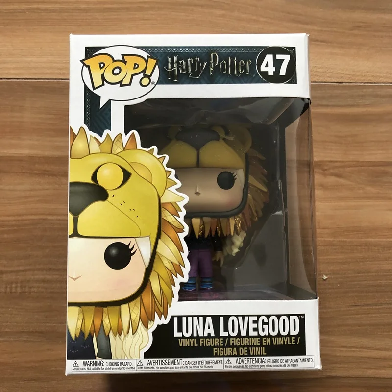 Черный Официальный FUNKO POP Гарри Поттер-Луна, Гермиона, Рон, Джинни, Питер Виниловая фигурка Коллекционная модель игрушки с оригинальной коробкой - Цвет: Черный