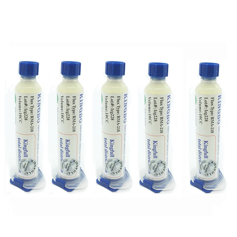 

KINGBO RMA-218 10cc Flux Paste/BGA flux paste for BGA solder station Soldering paste for mobile repair