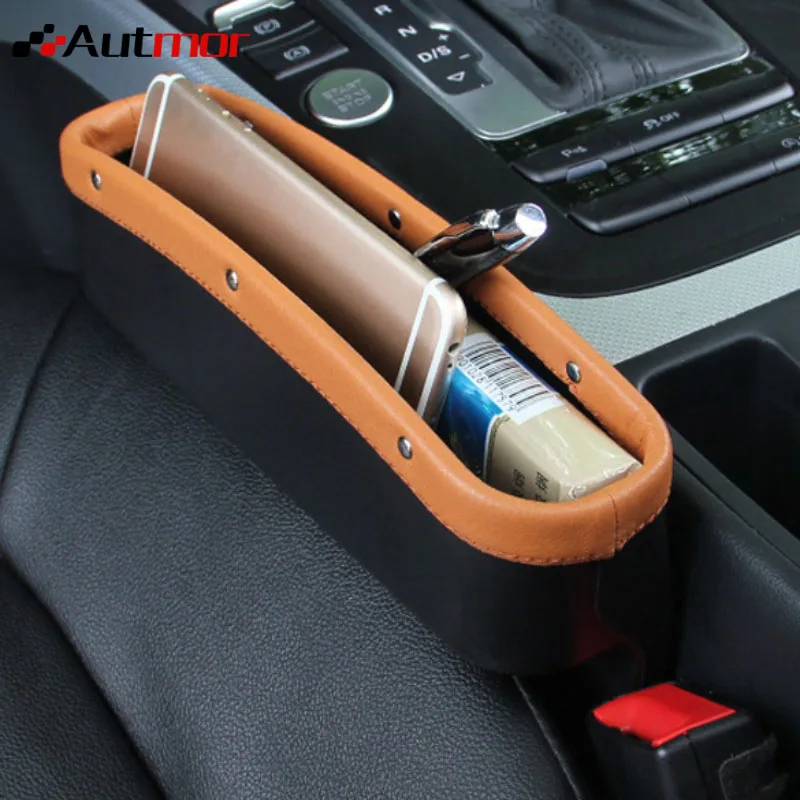 Авто аксессуары кожаный ящик для хранения автомобильное сиденье зазор карманный органайзер авто мусорное отделение