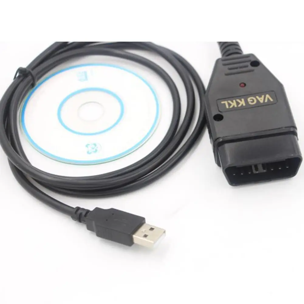 OBD2 USB кабель VAG-COM KKL 409,1 Авто сканер для Audi VW Seat OBD2 USB Кабель автомобильные аксессуары инструмент для ремонта автомобиля
