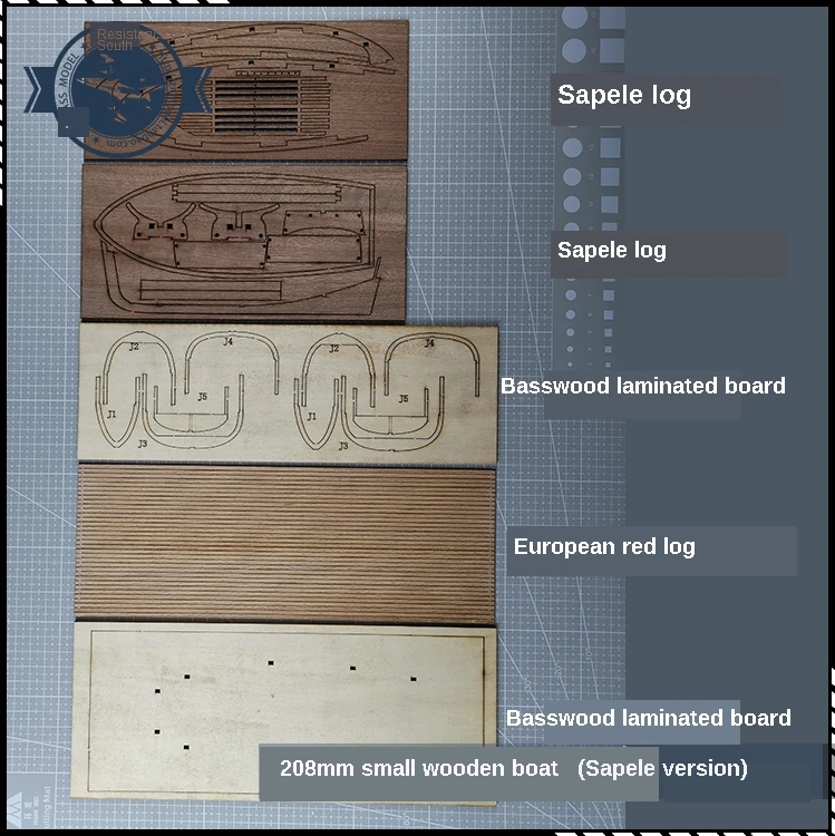 1/24 Life Raft Small Wooden Boat Model Mahogany Core Diy Handmade Kit -  Model Building Kits - AliExpress