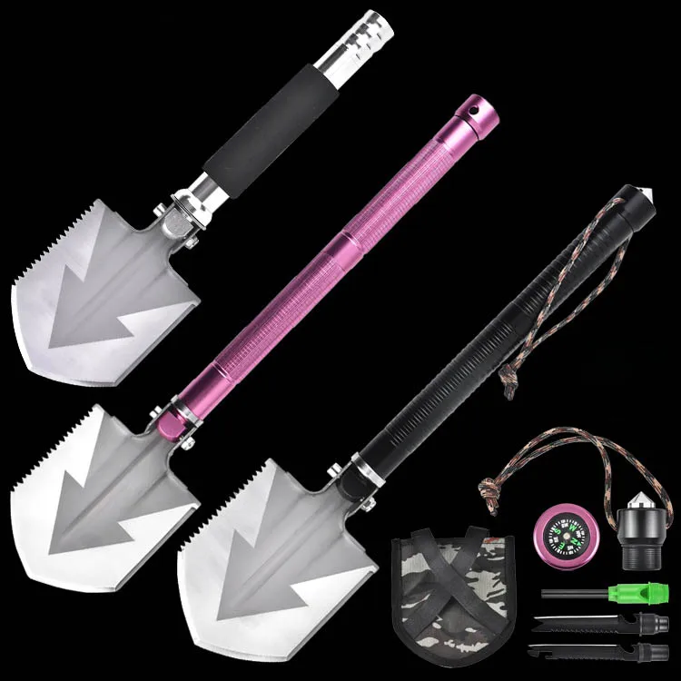 

Outdoor MINI multifunctional shovel survival Gardening tool folding shovel Camping Hunting Women self-defense