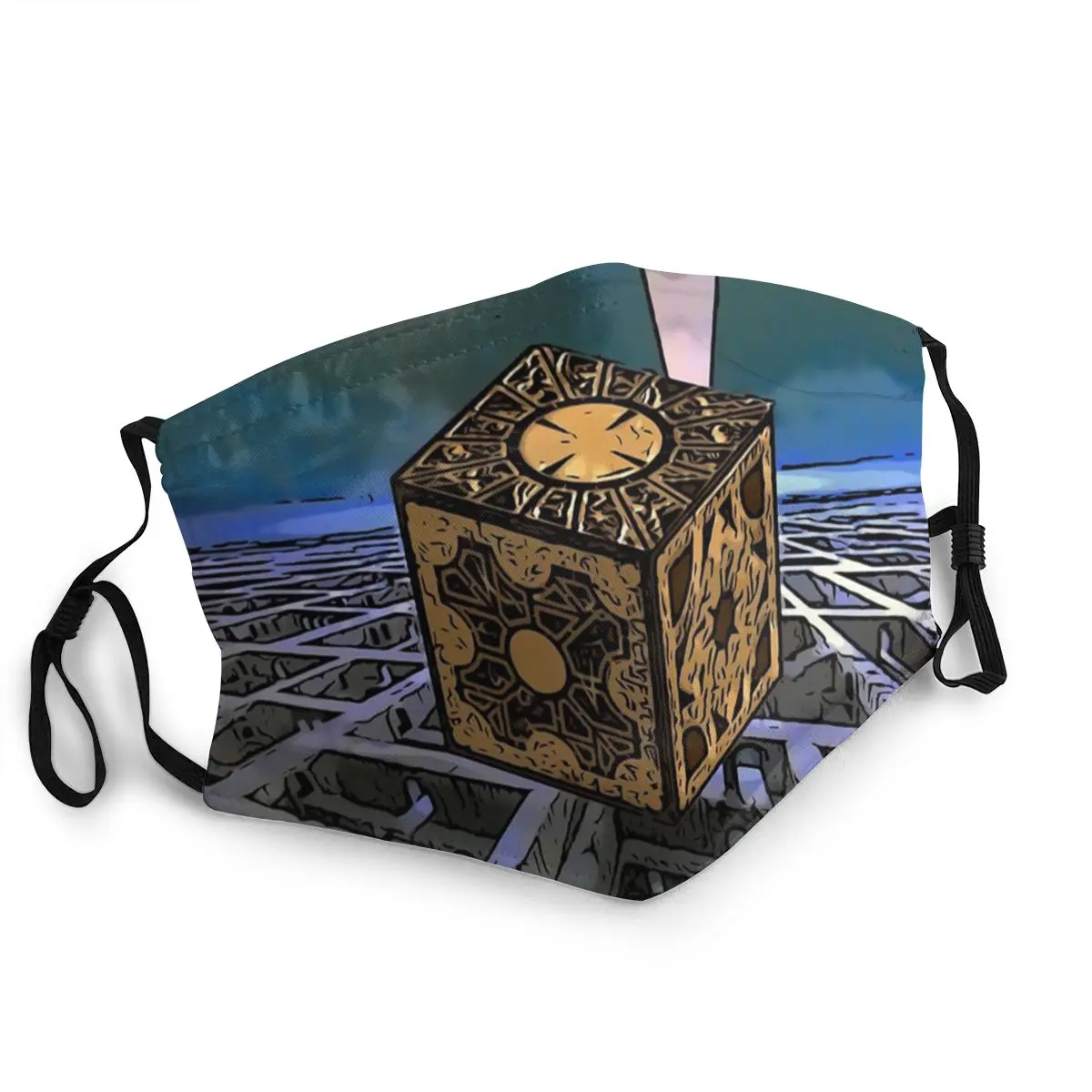 Многоразовая маска для лица Hellraiser с очаровательной конфигурацией Пылезащитная