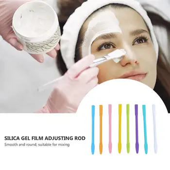 

8pcs Gel Mask Stick Facial Mask Tool DIY Silicone Stir Stick Multifunctional Stirrer Manual Stick for Family Use
