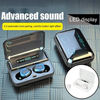 

Willkey F9-5 TWS True Wireless Earphone Headphones LED Display In Ear Gaming Headset Noise Cancelling Bass Bluetooth Earbuds