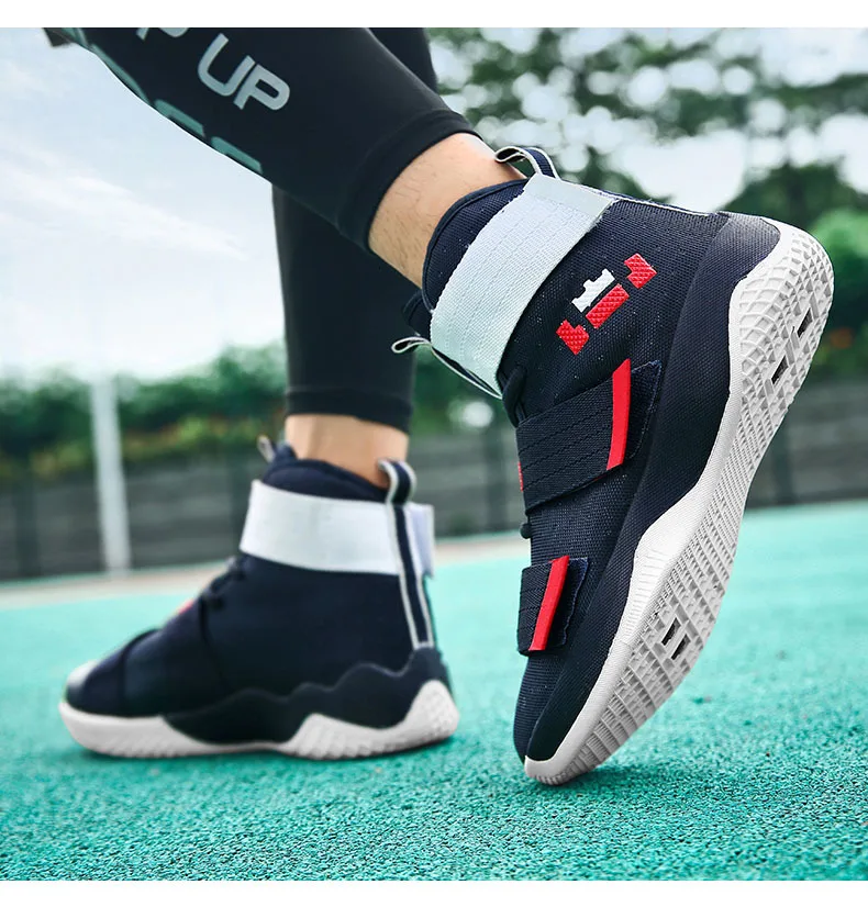 Men's Lebron James Basketball Shoes Breathable Sports Shoes Mens Ankle Boots Basketball Sneakers Cushioning Jordan Shoes Unisex