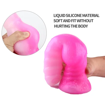 Realistic Animal Dildo For Women Masturbation Sex Toys Huge Dog Dildo With Suction Cup Anal Plug Adult Sex Toys For Women 3