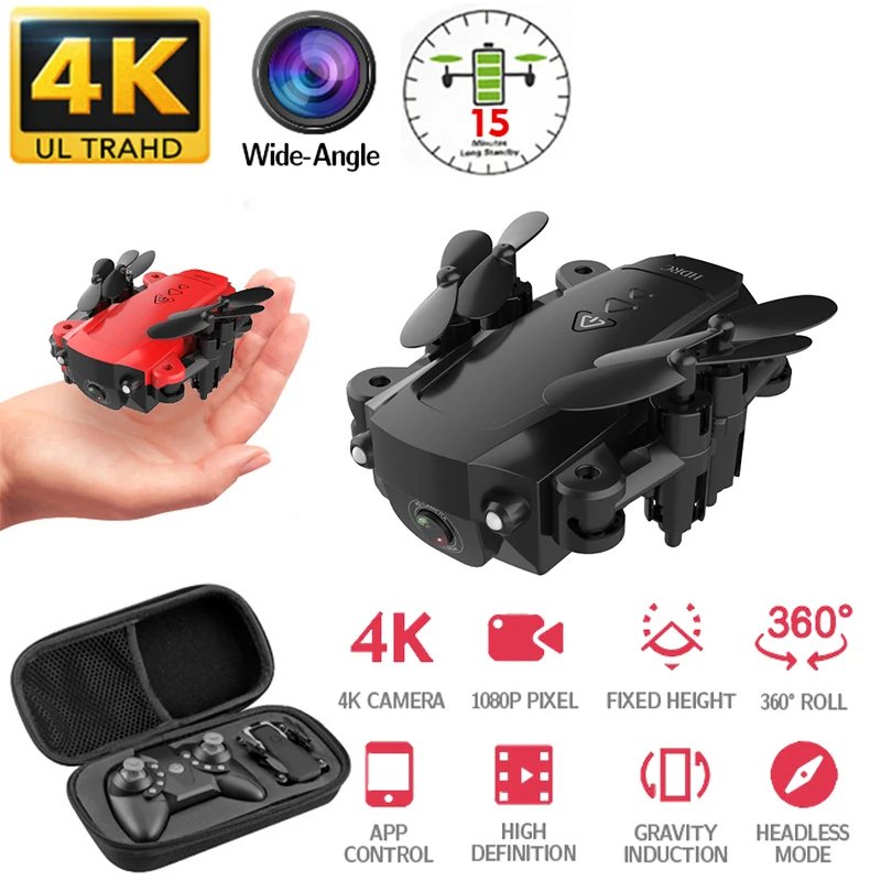 

H16 RC Mini 4K Drone Wide-angle Camera RC Helicopter Quadrocopter 1080P HD Aerial Video Drone Profissional Stable Height VS E58