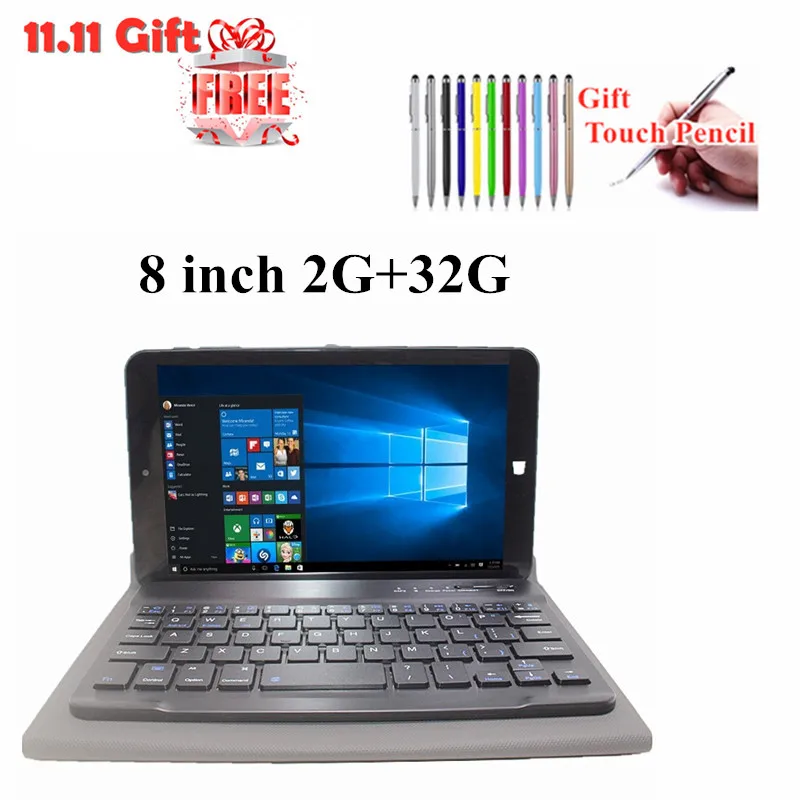 newest huawei tablet 8 INCH Tablet PC With Bluetooth Keyboard 2GB+32GB Windows 10 Home 1280 x 800 IPS WIFI Dual Camera Quad Core best buy tablets on sale