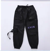 Pants Коллекция года, весенне-осенний повседневный костюм для девочек, комплект одежды для детей в стиле хип-хоп детская спортивная одежда, толстовки с капюшоном для больших девочек, куртка и штаны, 4-18 - Цвет: Pants