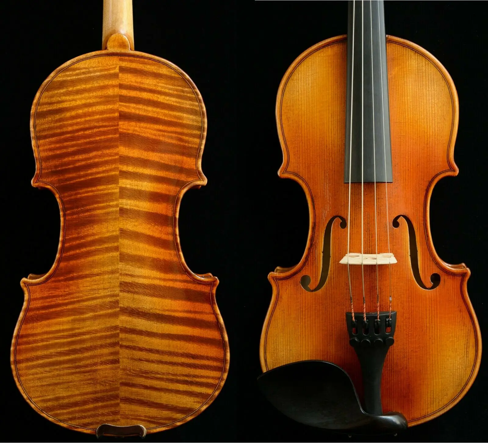 

ACTUAL VIOLIN Rare 1/4 Violin!Fabulous Tone Tiger-Flame Back