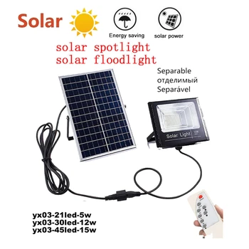 

Solar Street Light Outdoor LED Solar Lamp Outdoor light wall lamp Waterproof Energy For Home Garden remote timer split mount ind