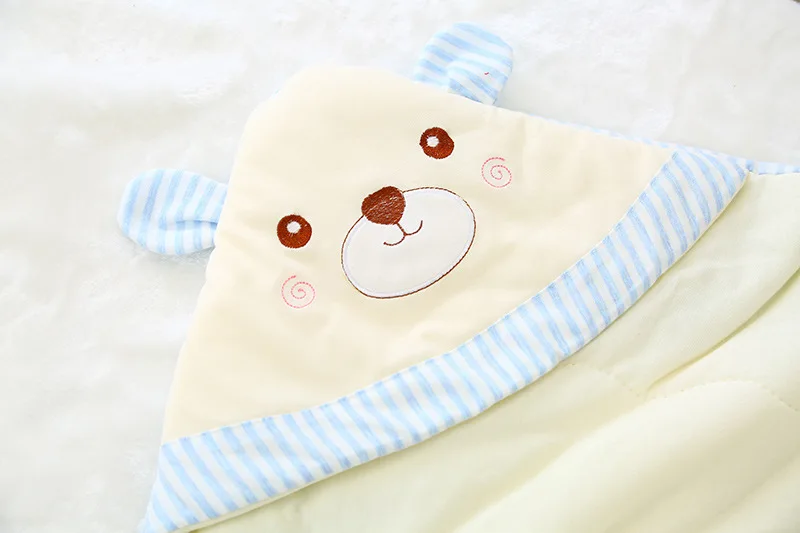 Мягкий спальный мешок для младенцев, Хлопковое одеяло для новорожденных мальчиков и девочек, мультяшное одеяло, детские покрывала, детский спальный мешок