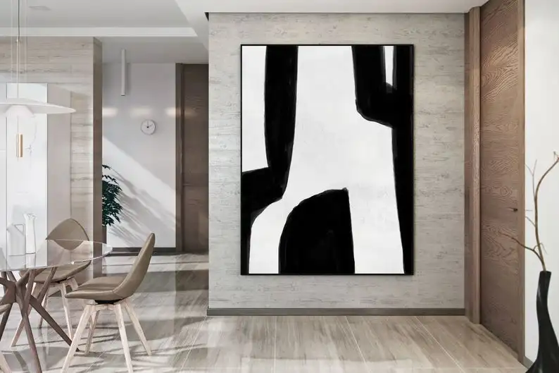

Original Wall Art Canvas Painting Large Abstract Art Canvas Art Extra Large Artwork Living Room Vertical Painting Home Decor