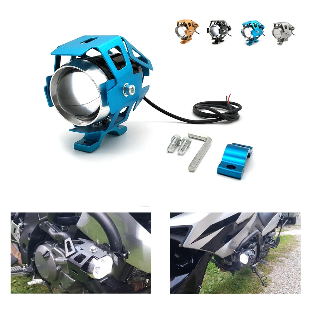 

Universal Motorcycle Motorbike Headlights Bulbs Lamp U5 LED Spotlight Flash 12V Fit For KTM Super Adventure 1290 65 85 SX 65XC