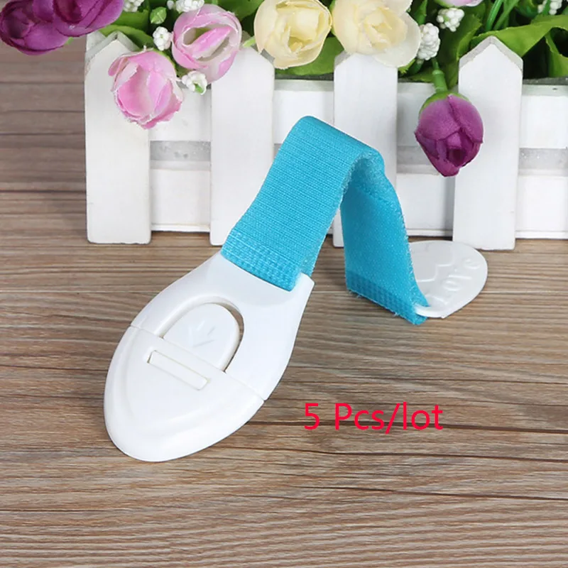 5Pcs 5 шт./10 шт., защита от детей, Многофункциональный замок для детской безопасности, дверной ящик, шкаф, защита окна, товары для безопасности детей - Цвет: 5Pcs