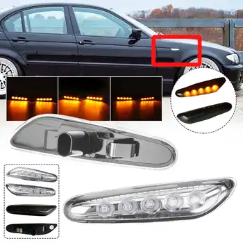 

Pair Turn Signal Light LED Side Marker Turn Indicator Blinker Lamp Signal Lamp for BMW E90 E91 E92 E46 E60 E81 E82 E83 E88 E87