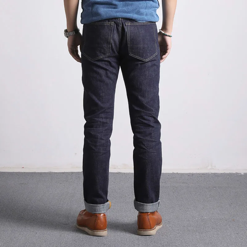 511XX-0009 RedTornado Raw Denim Jeans 16oz Heavy Weight Indigo Selvage One Washed Sanforized Zipper Pants 2