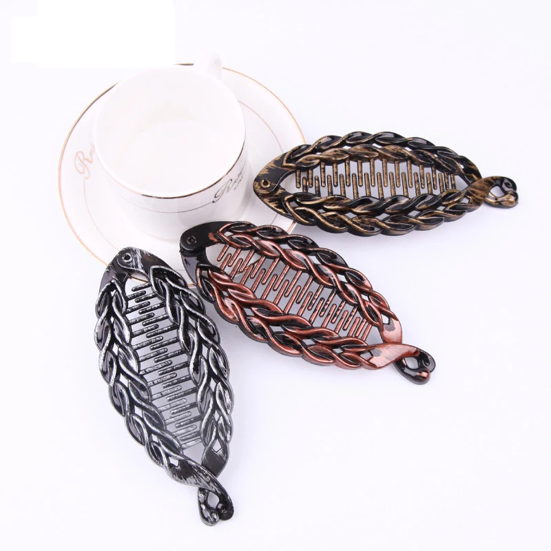

Furling Girl 1 PC Fashion Vintage Lady Fish Folder Fishtail Clip Spiral Pattern Hair Hairpins For Women Hair Accessories