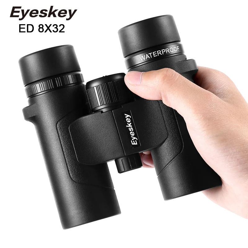 Eyeskey ED 12x50 Бинокль супер-Мульти покрытие IPX8 водонепроницаемый Bak4 призма оптика HD телескоп ночное видение для кемпинга охоты - Цвет: 8X32