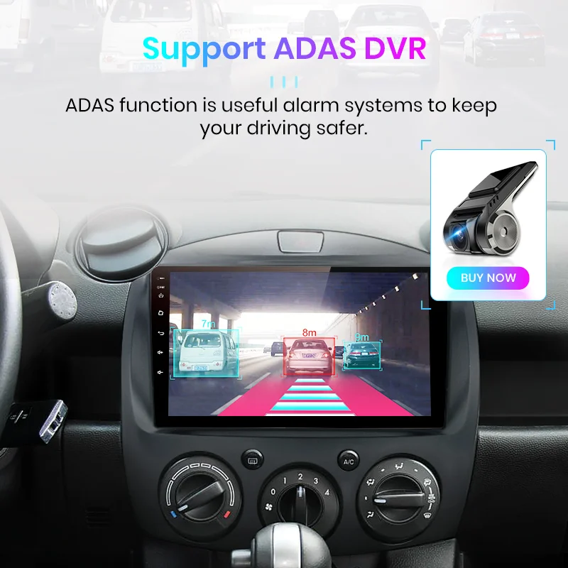 Мультимедийная магнитола Junsun V1 для MAZDA стерео система на Android 10 2 Гб ОЗУ 32 ПЗУ с GPS