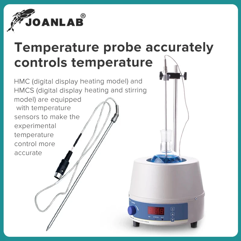 디지털 전기 가열 맨틀, 자기 교반 실험실 장비 자기 교반기 온도 컨트롤러 500ml 110v 220v