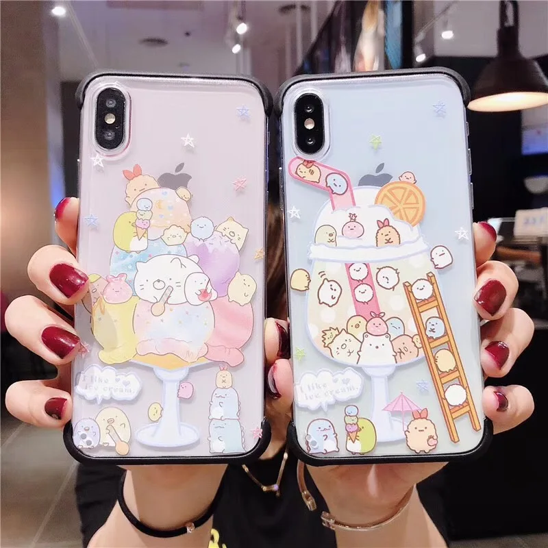Японский Корейский стиль молочный чай CLANNAD десертный чехол для iPhone X xs max xr 7 8 6 6s plus
