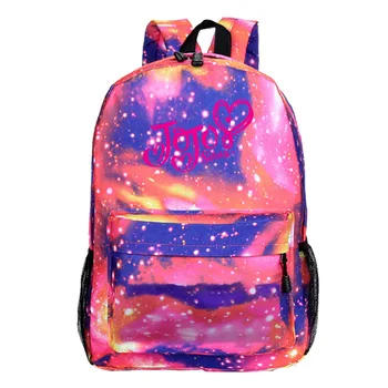 

Printed Backpack Youth Waterproof Breathable Polyester Backpack Campus Student Boy Girls Schoolbag Travel Bag C164