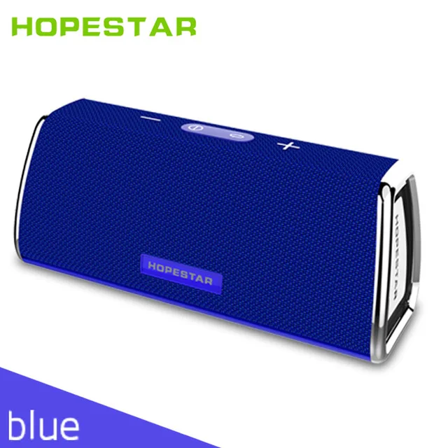 H23 беспроводной IPX6 Водонепроницаемый Bluetooth динамик для домашнего кинотеатра для ТВ-динамики открытый переносной динамик громкий динамик - Цвет: blue