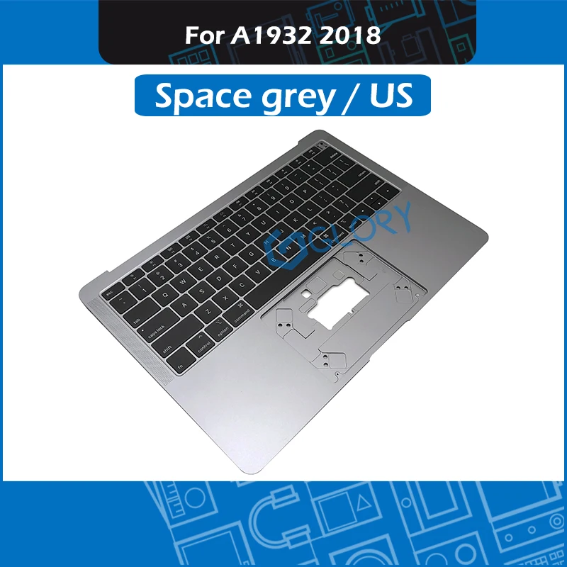 Серый 13," A1932 Топ чехол Упор для рук для Macbook Air retina Late A1932 Топ чехол с американской клавиатурой и подсветкой MRE82