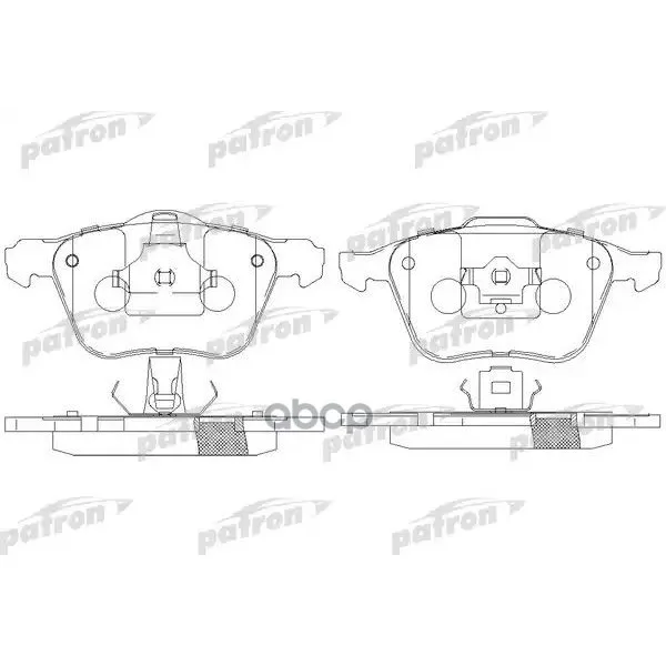 Колодки Тормозные Дисковые Передн Volvo: S60 01 S80 99 06 V70 Ii Универсал Xc 90 02 PATRON арт.