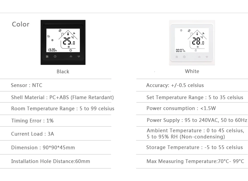 BHT-002 Tuya Wifi умный газовый котел термостат 3A приложение температуры дистанционное управление для воды/газовый котел работает с Alexa Google Home