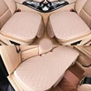 Flax Car Seat Cover Interior Automobiles Front Back Rear Seat Cushion Universal Four Seasons Protector Mats Cover Seats Set ► Photo 3/6