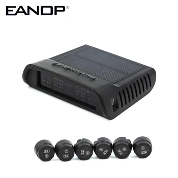 

EANOP S800 Solar Truck TPMS LCD Tire Pressure Monitoring System 6 Sensors Pickup SUV Tyre Pressure Sensor Monitor