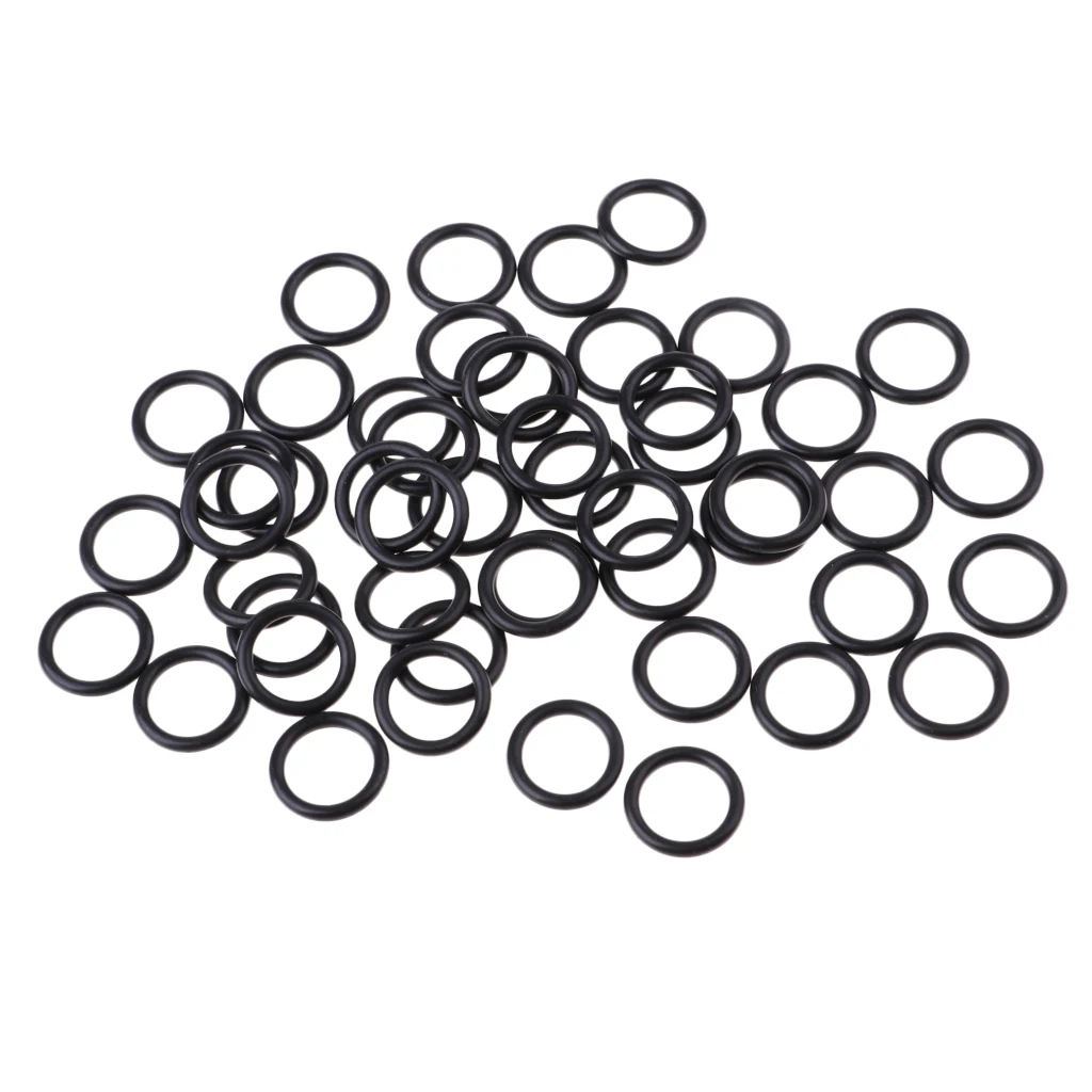 50Pieces Nitrile Rubber Sealing Dive Tank O Ring Seal Washer for Scuba Diving Cylinder/Tank