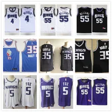 Sacramento De'Aaron Fox Marvin Bagley Chris Webber Джейсон Вильямс баскетбольные майки для мужчин