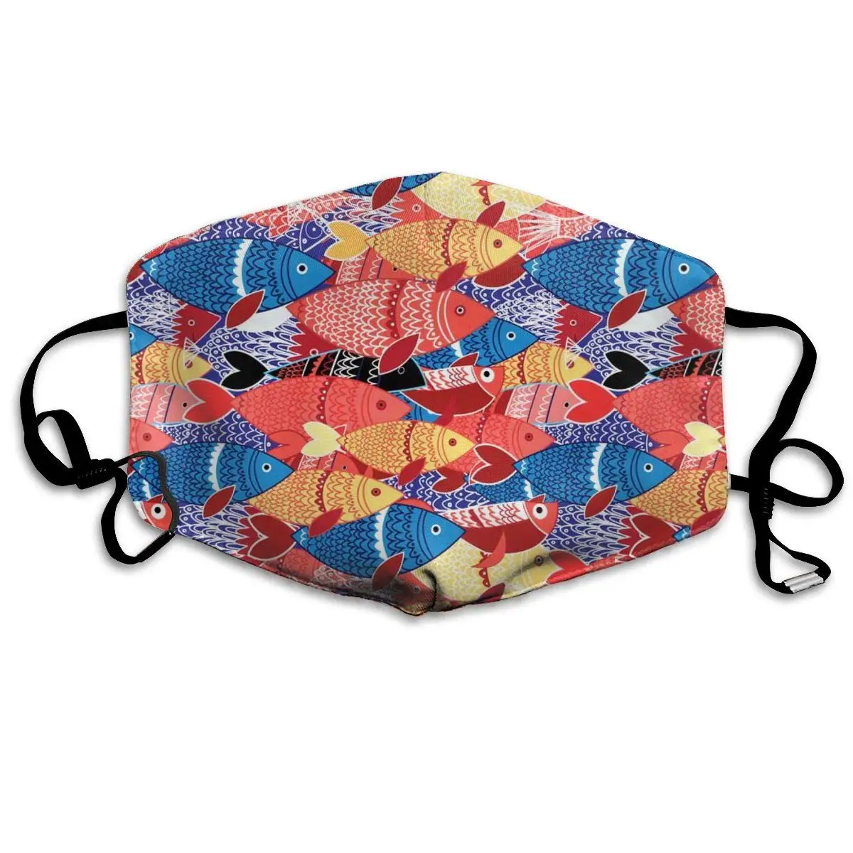

Colorful Fish Fashion Washable Anti Dust Windproof Polyester Face Mask