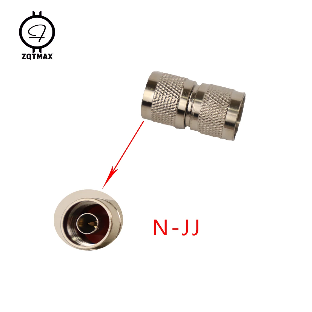 

ZQTMAX N-JJ N-Type Male Female Connector Coaxial Connectors Convert Adapter