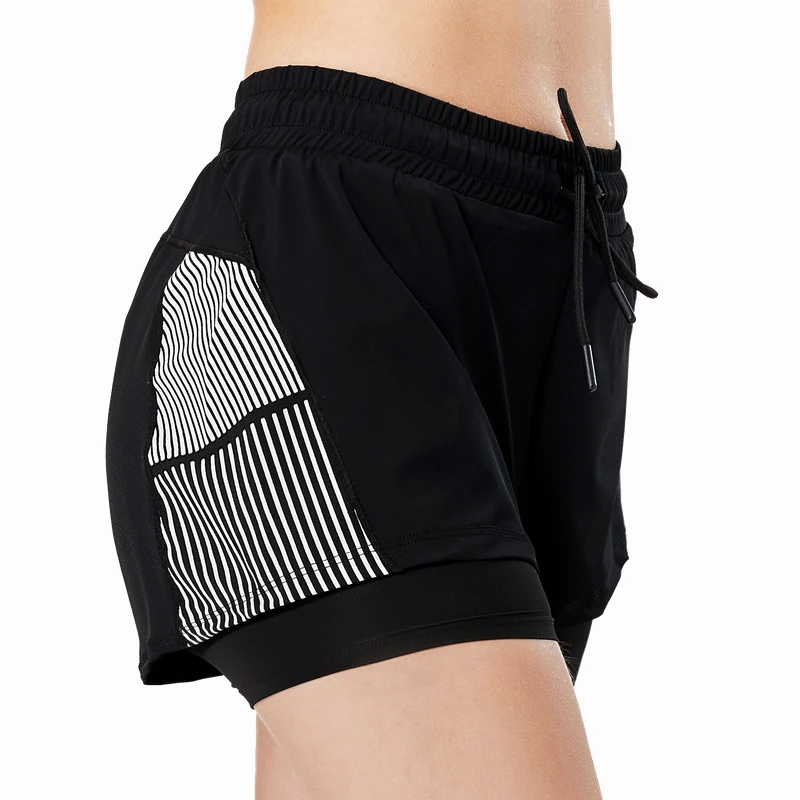 Sport Shorts Quick Drying Yoga Shorts for Women Workout Fitness Gym Running Sport Short Pant Female Elastic Waistband Sportswear